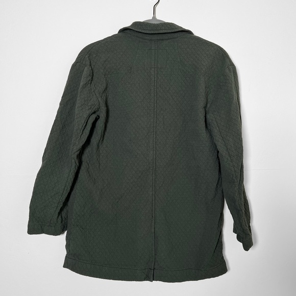 Madewell Diamond Jacquard Shaw Blazer Dark Forest Size XS - Picture 6 of 11